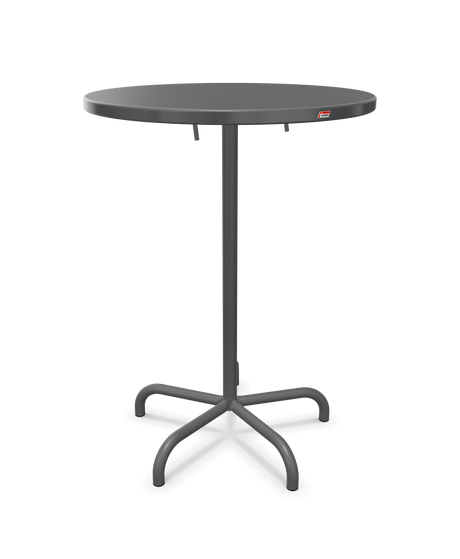 Schaffner Säntis Table haute rabattable ronde Ø80cm h:110cm