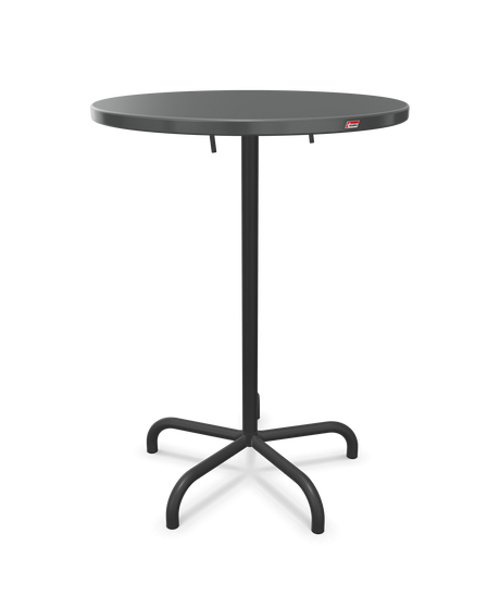 Schaffner Säntis Table haute rabattable ronde Ø80cm h:110cm