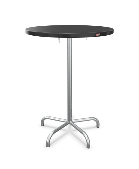 Schaffner Säntis Table haute rabattable ronde Ø80cm h:110cm
