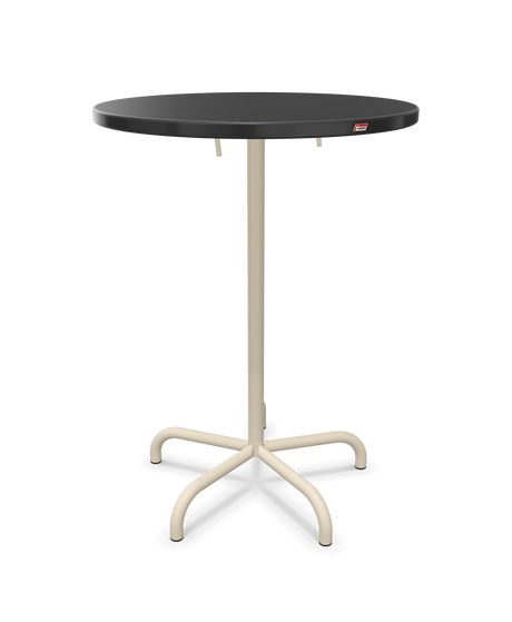 Schaffner Säntis Table haute rabattable ronde Ø80cm h:110cm