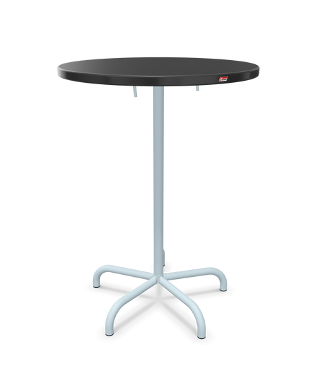 Schaffner Säntis Table haute rabattable ronde Ø80cm h:110cm