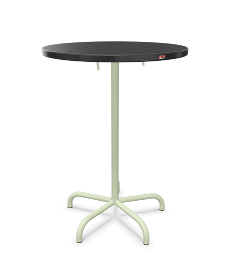 Schaffner Säntis Table haute rabattable ronde Ø80cm h:110cm