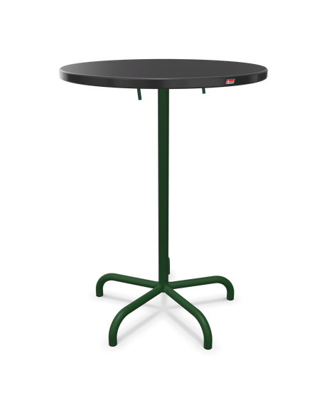 Schaffner Säntis Table haute rabattable ronde Ø80cm h:110cm