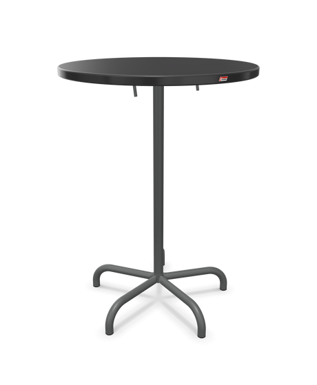 Schaffner Säntis Table haute rabattable ronde Ø80cm h:110cm