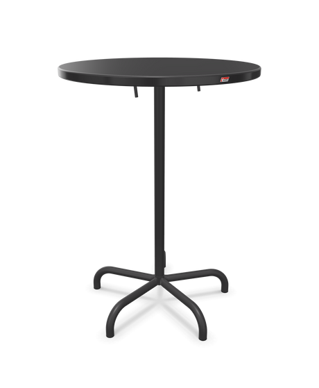 Schaffner Säntis Table haute rabattable ronde Ø80cm h:110cm