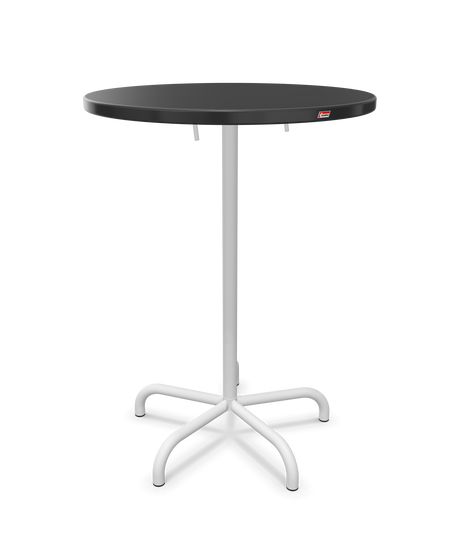 Schaffner Säntis Table haute rabattable ronde Ø80cm h:110cm
