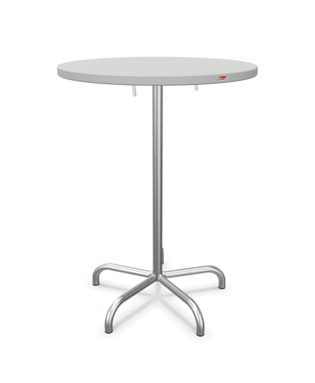 Schaffner Säntis Table haute rabattable ronde Ø80cm h:110cm