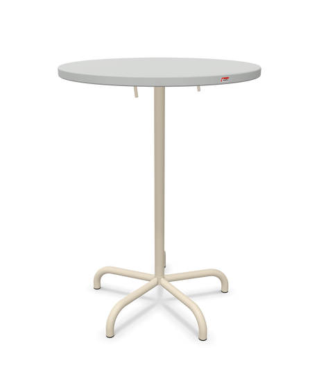 Schaffner Säntis Table haute rabattable ronde Ø80cm h:110cm