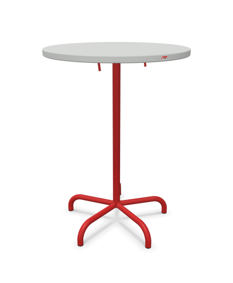 Schaffner Säntis Table haute rabattable ronde Ø80cm h:110cm