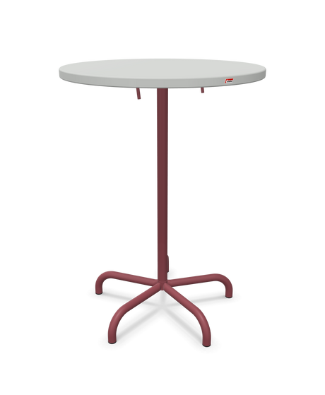 Schaffner Säntis Table haute rabattable ronde Ø80cm h:110cm