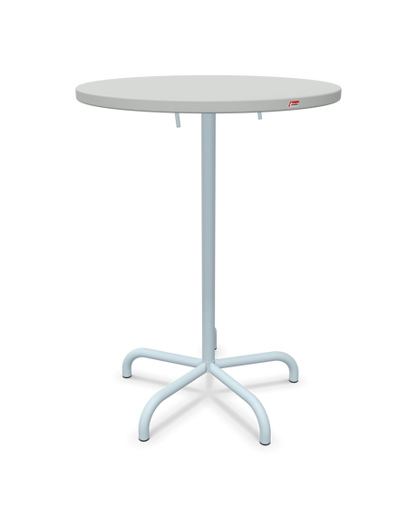 Schaffner Säntis Table haute rabattable ronde Ø80cm h:110cm