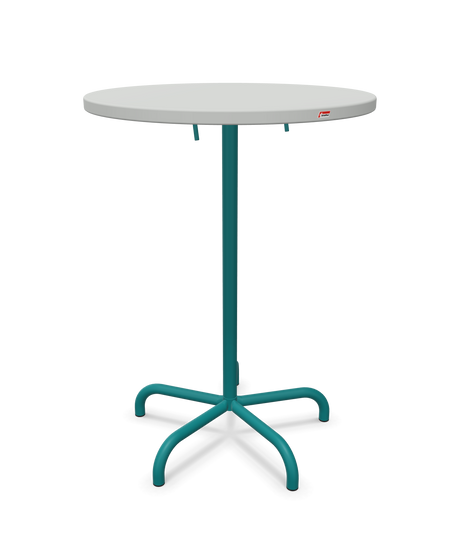 Schaffner Säntis Table haute rabattable ronde Ø80cm h:110cm