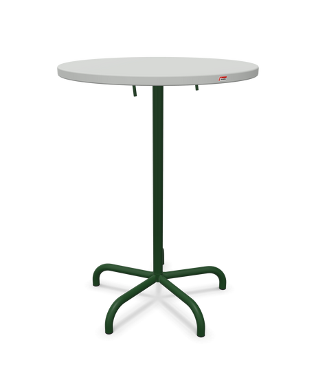 Schaffner Säntis Table haute rabattable ronde Ø80cm h:110cm