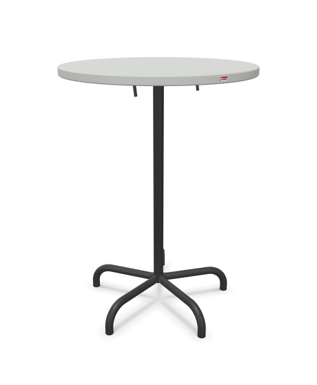 Schaffner Säntis Table haute rabattable ronde Ø80cm h:110cm
