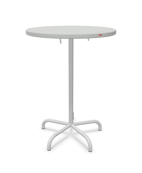 Schaffner Säntis Table haute rabattable ronde Ø80cm h:110cm