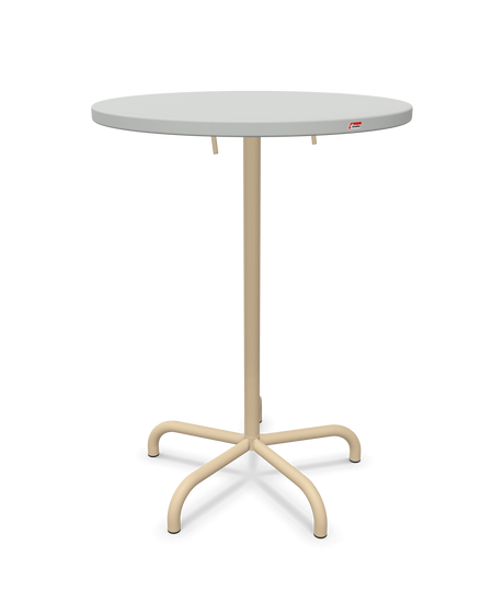 Schaffner Säntis Table haute rabattable ronde Ø80cm h:110cm