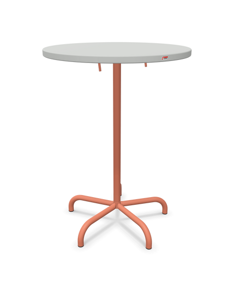 Schaffner Säntis Table haute rabattable ronde Ø80cm h:110cm