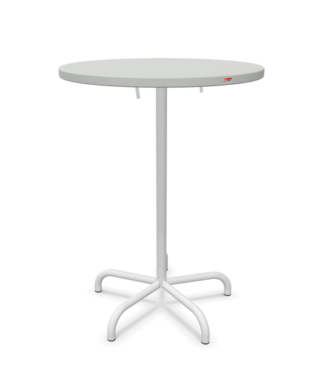 Schaffner Säntis Table haute rabattable ronde Ø80cm h:110cm
