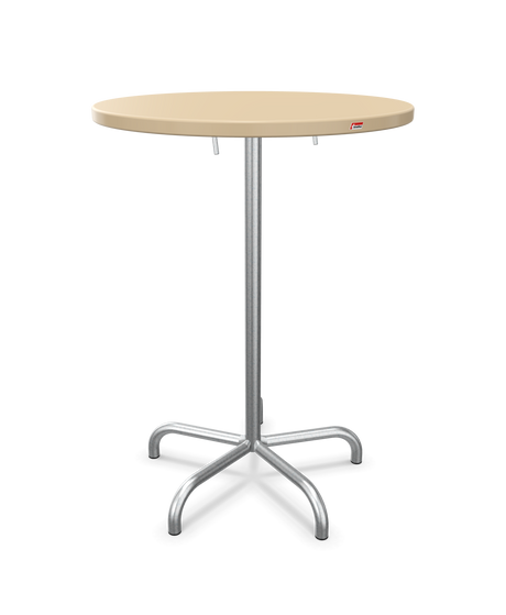 Schaffner Säntis Table haute rabattable ronde Ø80cm h:110cm