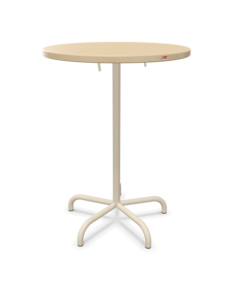 Schaffner Säntis Table haute rabattable ronde Ø80cm h:110cm