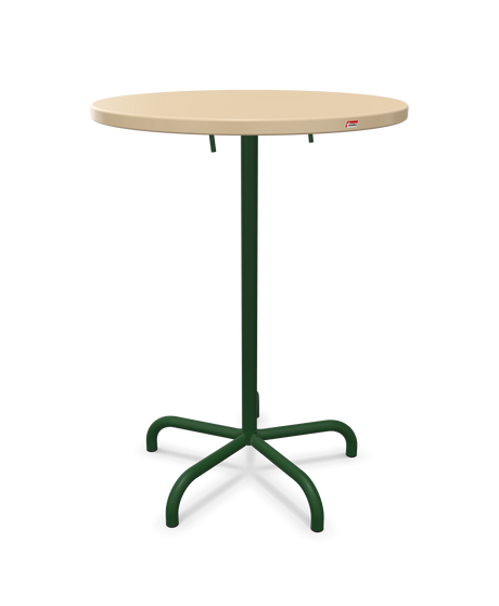 Schaffner Säntis Table haute rabattable ronde Ø80cm h:110cm