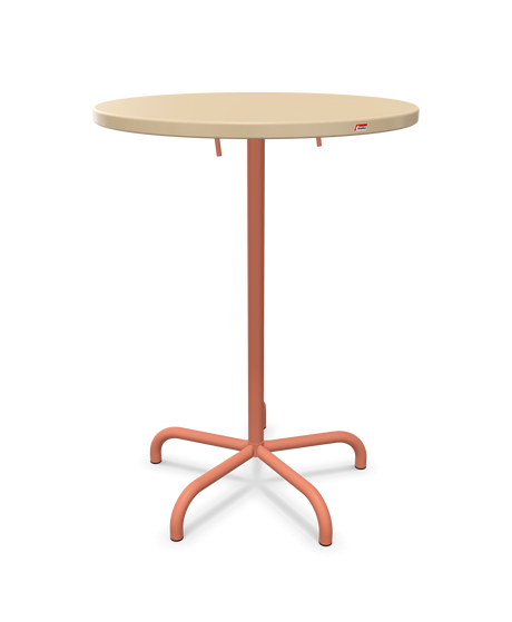 Schaffner Säntis Table haute rabattable ronde Ø80cm h:110cm