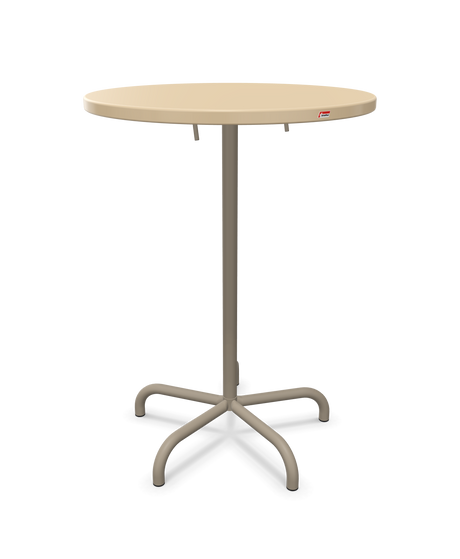 Schaffner Säntis Table haute rabattable ronde Ø80cm h:110cm