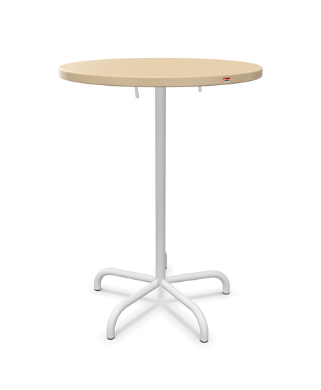 Schaffner Säntis Table haute rabattable ronde Ø80cm h:110cm