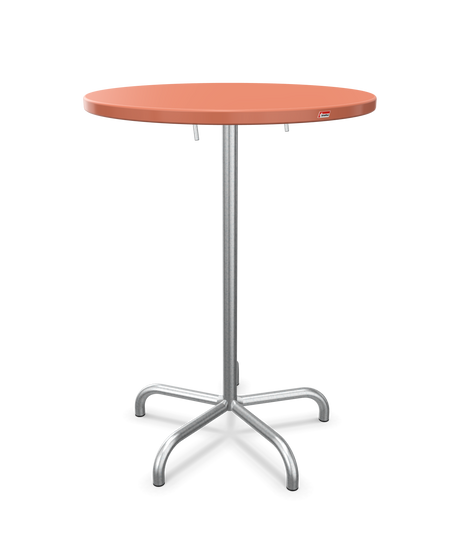 Schaffner Säntis Table haute rabattable ronde Ø80cm h:110cm
