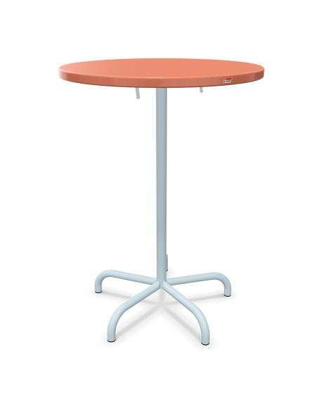 Schaffner Säntis Table haute rabattable ronde Ø80cm h:110cm