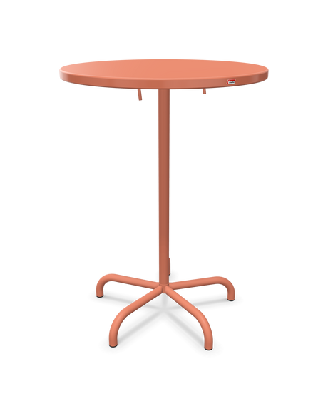 Schaffner Säntis Table haute rabattable ronde Ø80cm h:110cm