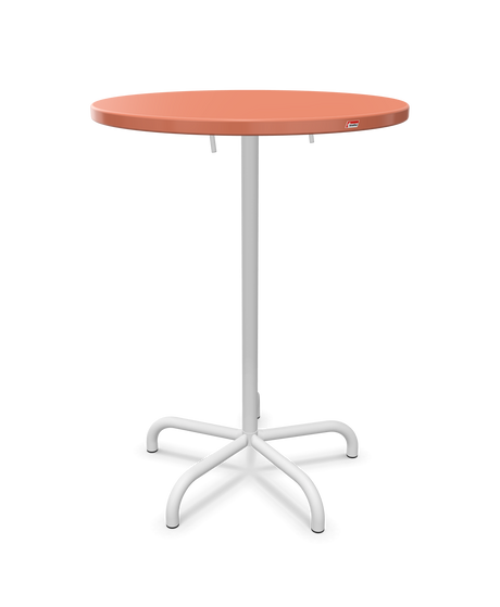 Schaffner Säntis Table haute rabattable ronde Ø80cm h:110cm