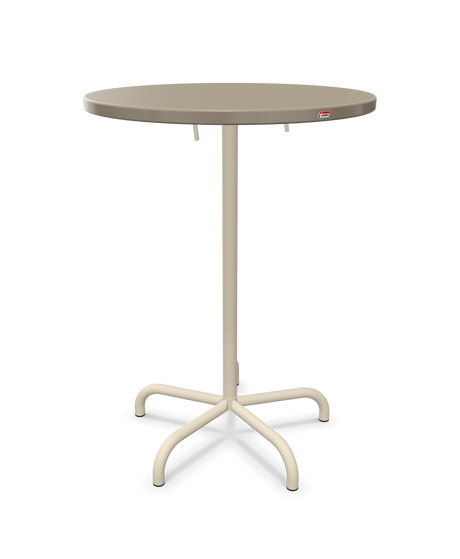 Schaffner Säntis Table haute rabattable ronde Ø80cm h:110cm