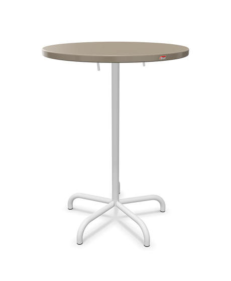 Schaffner Säntis Table haute rabattable ronde Ø80cm h:110cm