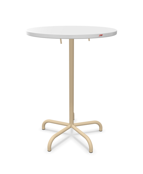 Schaffner Säntis Table haute rabattable ronde Ø80cm h:110cm