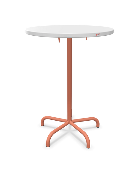 Schaffner Säntis Table haute rabattable ronde Ø80cm h:110cm