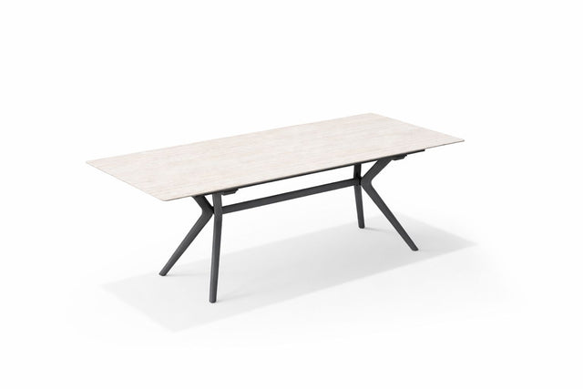 SIT Mobilia Atlas REH25 Table à rallonge 160-217x95cm avec Plateau céramique 