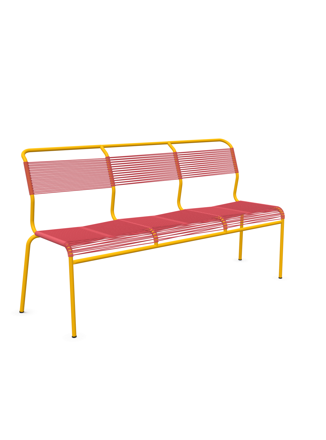 Schaffner Säntis Banc Spaghetti 3 places sans accoudoirs