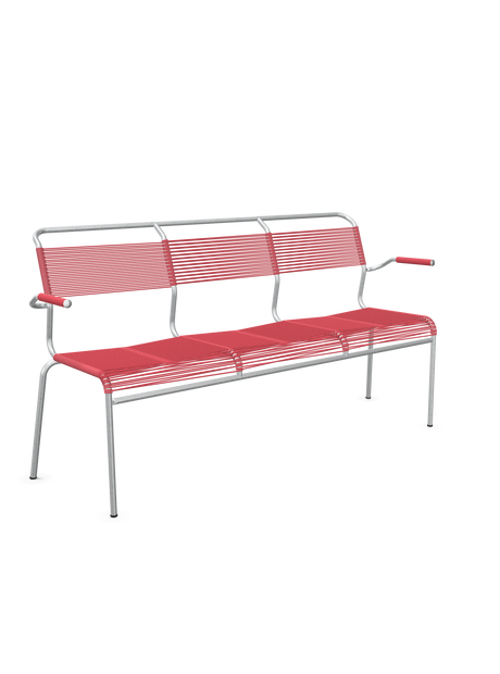 Schaffner Säntis Banc Spaghetti 3 places avec accoudoirs