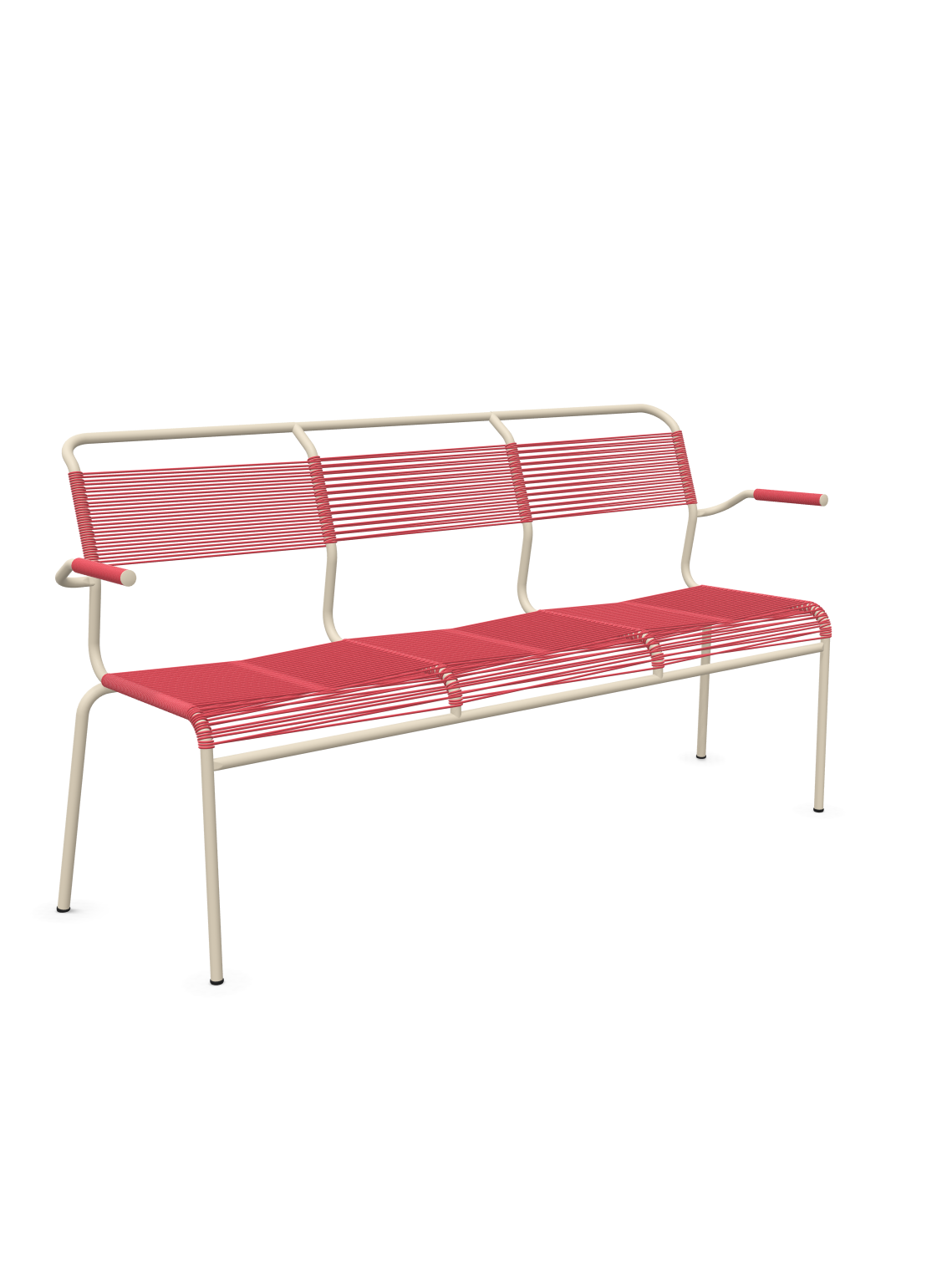 Schaffner Säntis Banc Spaghetti 3 places avec accoudoirs
