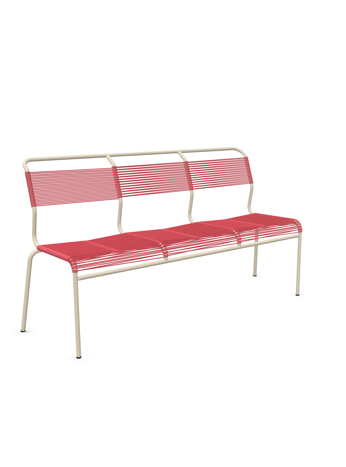 Schaffner Säntis Banc Spaghetti 3 places sans accoudoirs