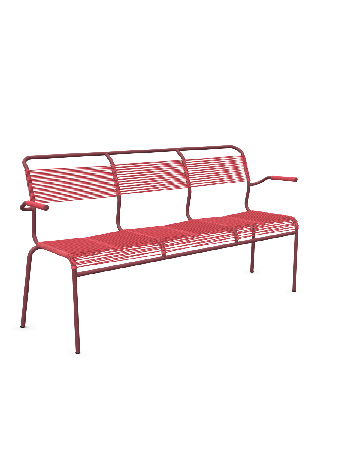 Schaffner Säntis Banc Spaghetti 3 places avec accoudoirs