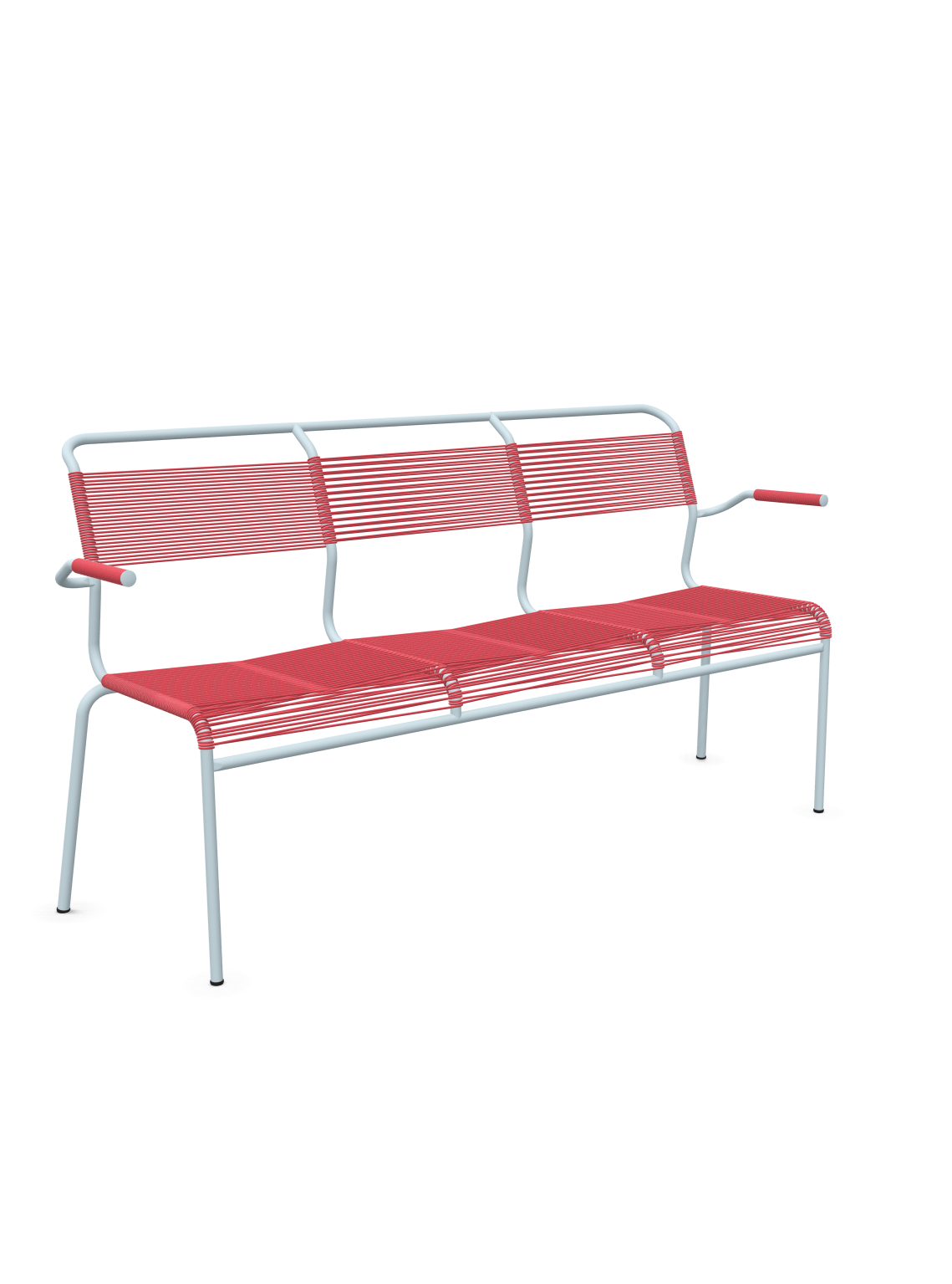 Schaffner Säntis Banc Spaghetti 3 places avec accoudoirs