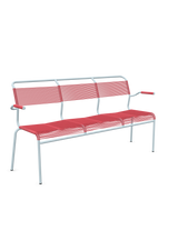 Schaffner Säntis Banc Spaghetti 3 places avec accoudoirs