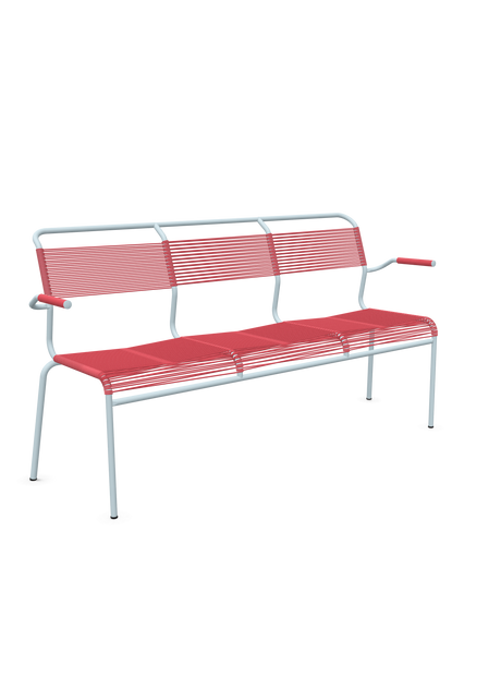 Schaffner Säntis Banc Spaghetti 3 places avec accoudoirs