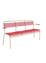 Schaffner Säntis Banc Spaghetti 3 places avec accoudoirs