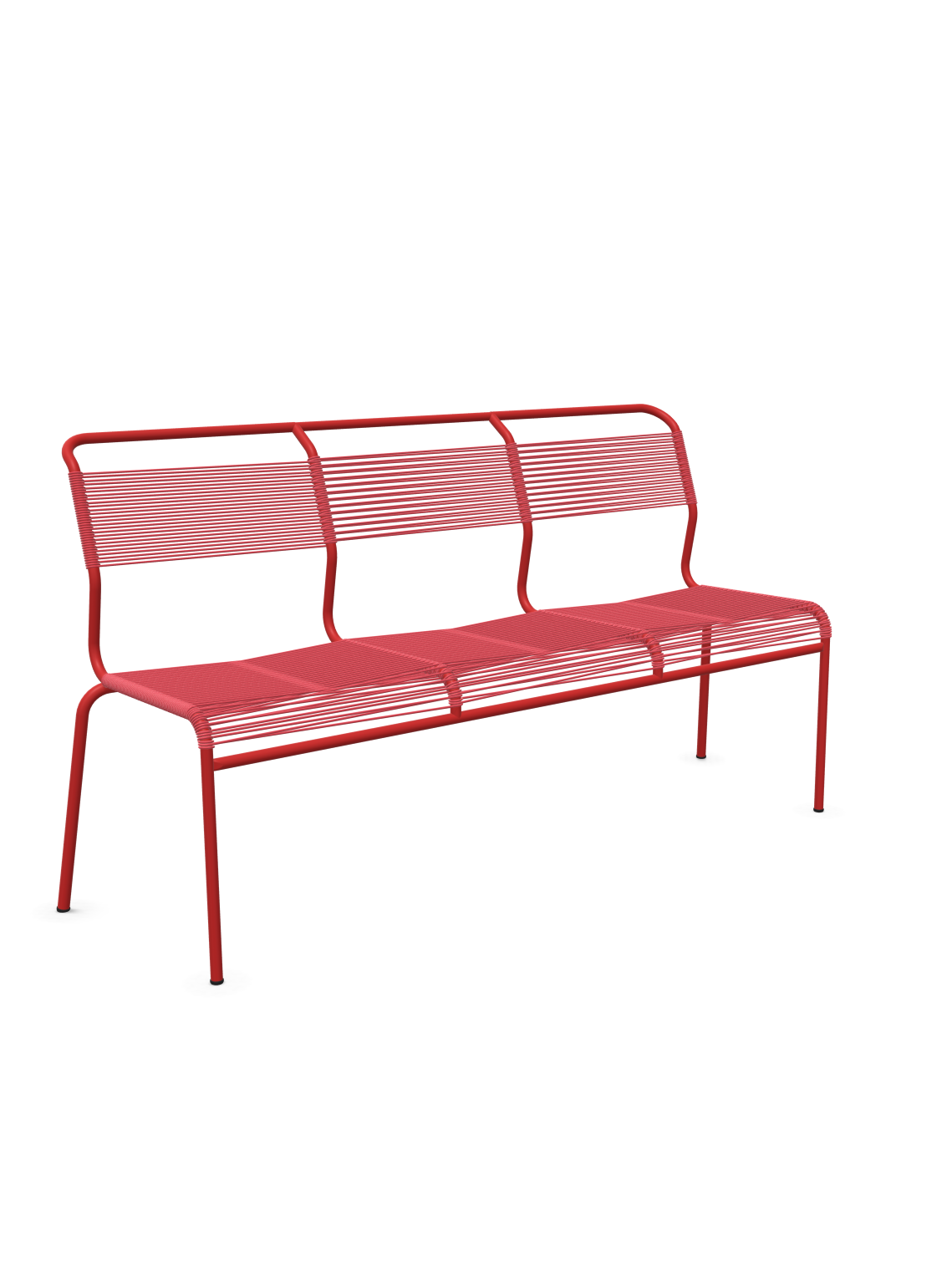 Schaffner Säntis Banc Spaghetti 3 places sans accoudoirs