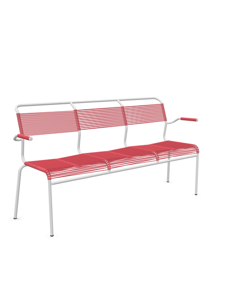 Schaffner Säntis Banc Spaghetti 3 places avec accoudoirs