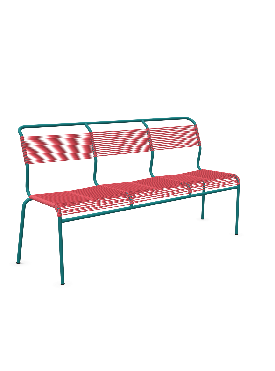 Schaffner Säntis Banc Spaghetti 3 places sans accoudoirs