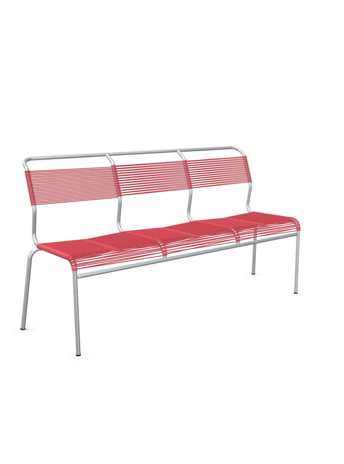 Schaffner Säntis Banc Spaghetti 3 places sans accoudoirs
